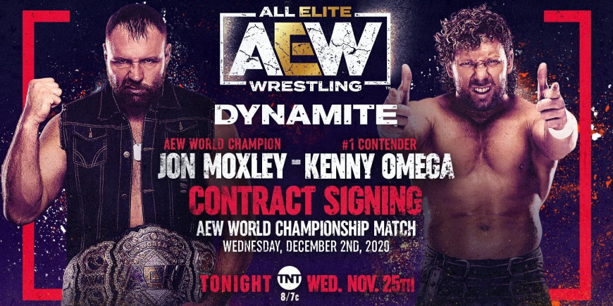 AEW World Title Contract Signing Announced For 11/25 Dynamite ...
