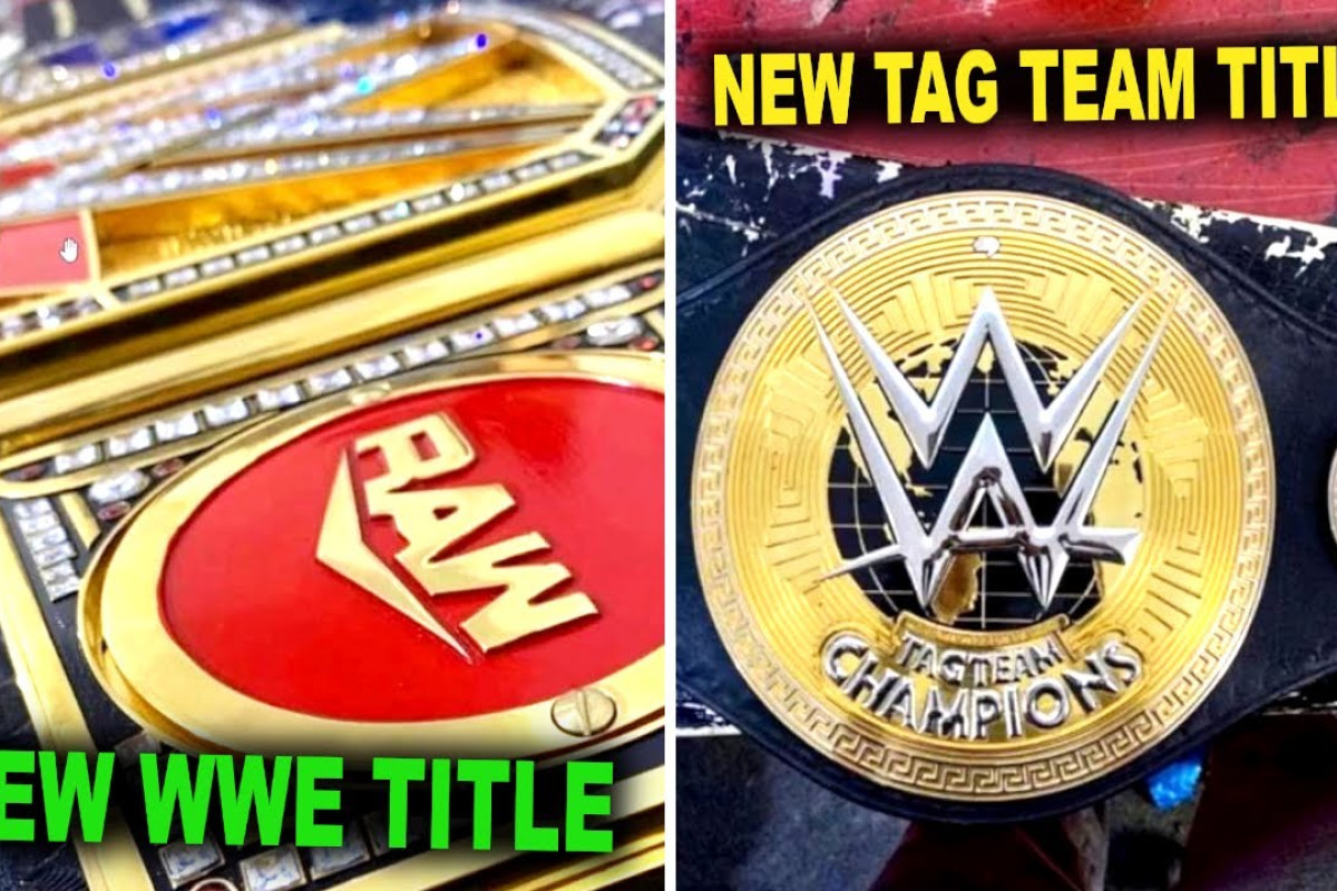 wwe tag team championship belt 2022
