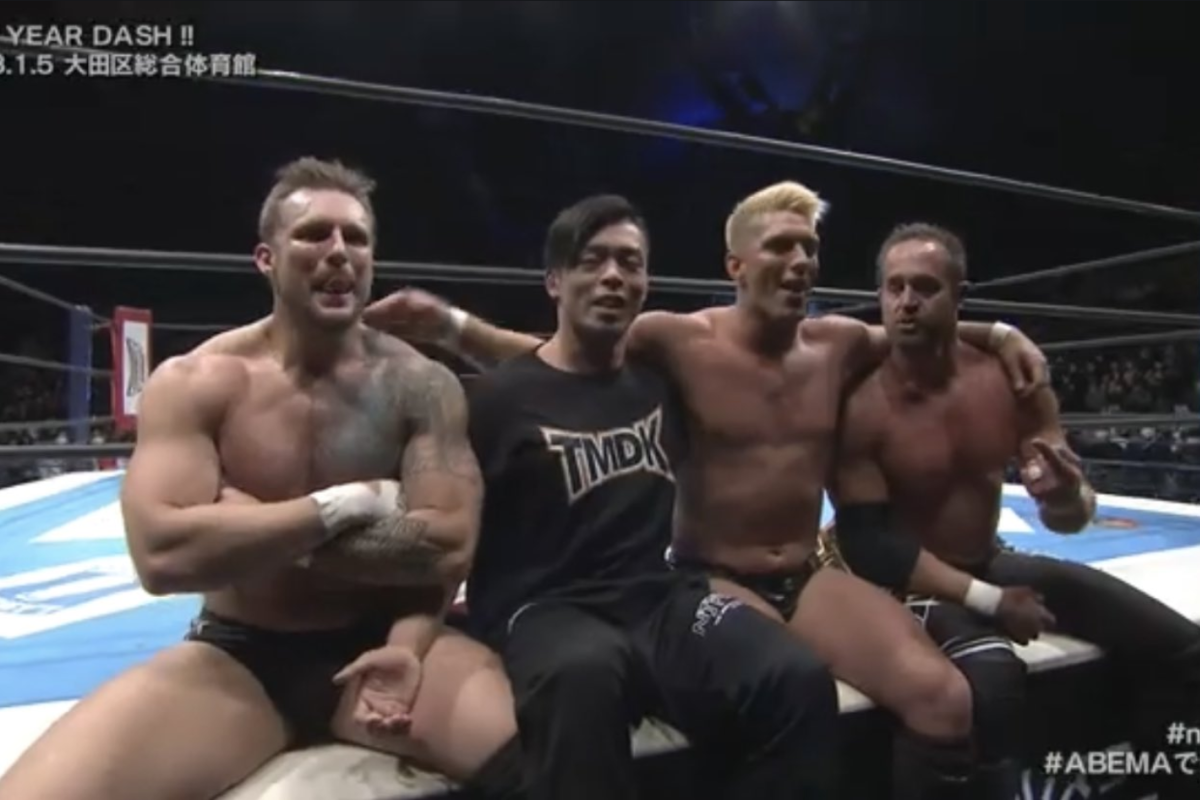 Kosei Fujita Joins TMDK, Just Four Guys Form At NJPW New Year Dash 