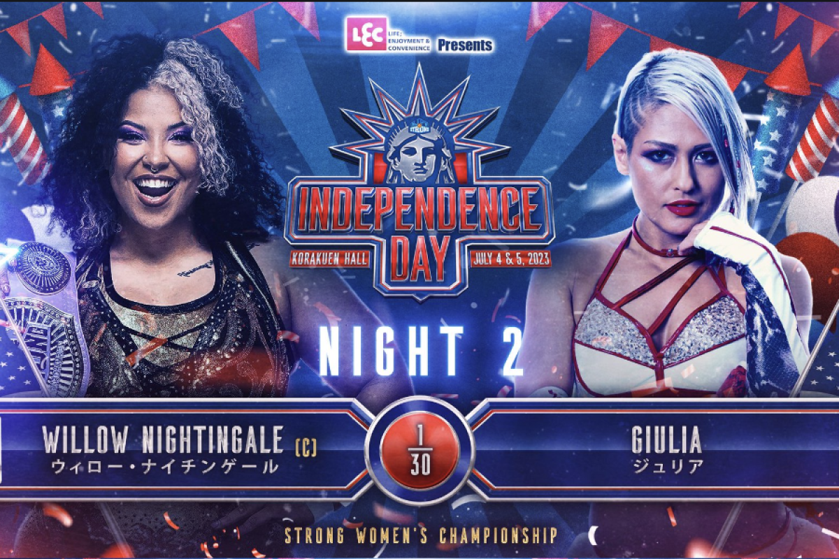 Willow Nightingale vs. Giulia Added To NJPW Strong Independence Day