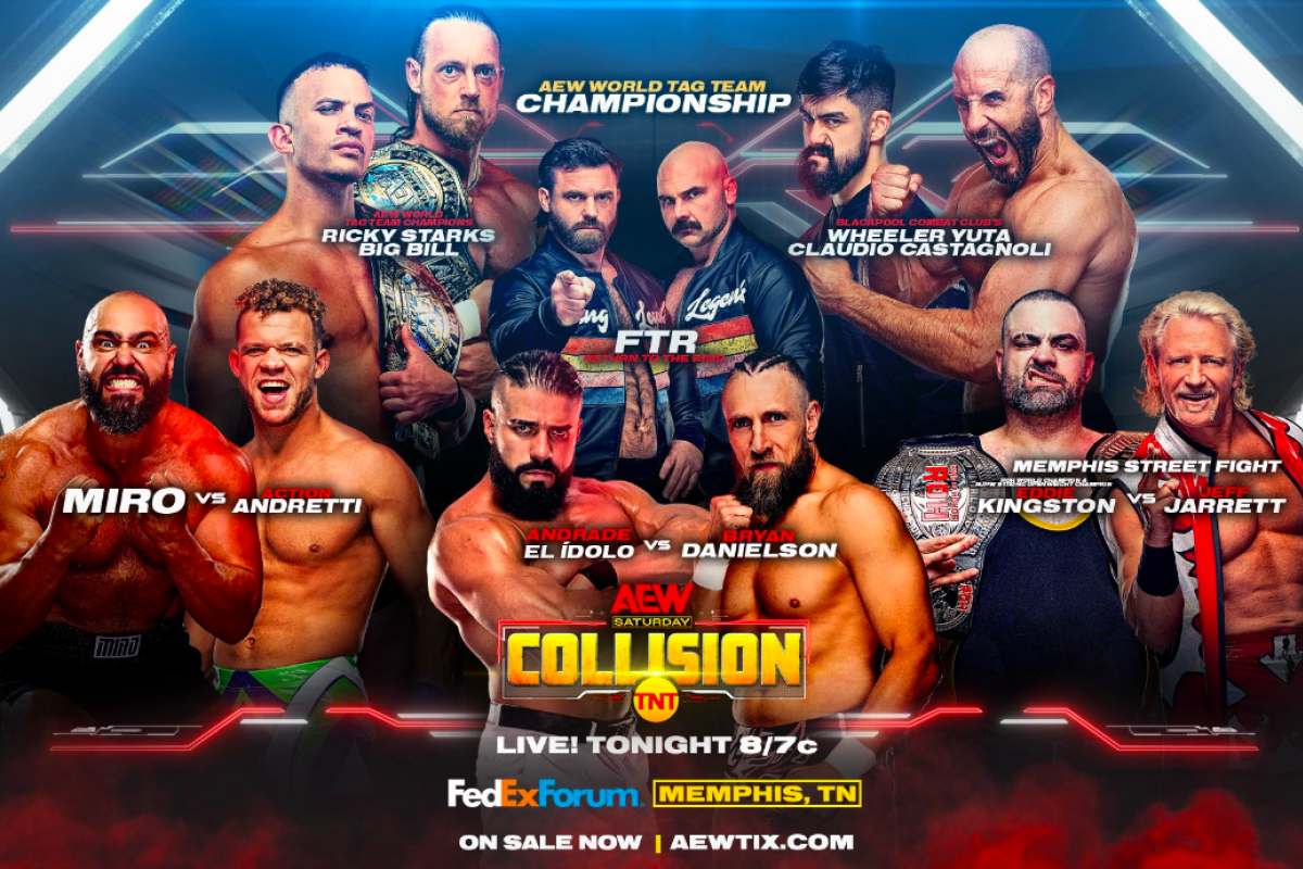 Wrestler Ratings  This Week's AEW Collision: 22/07/2023