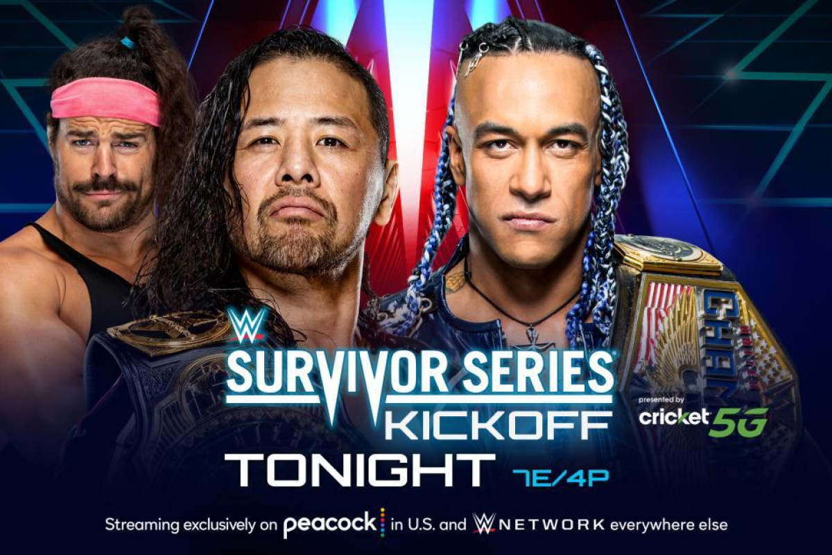 WWE Survivor Series 2021 Kickoff Shinsuke Nakamura vs. Damian Priest