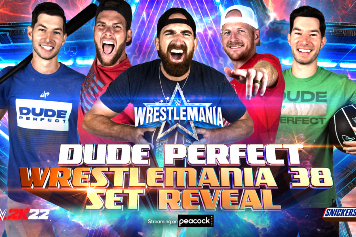 Dude Perfect Invited To Unveil The Set Of WWE WrestleMania 38