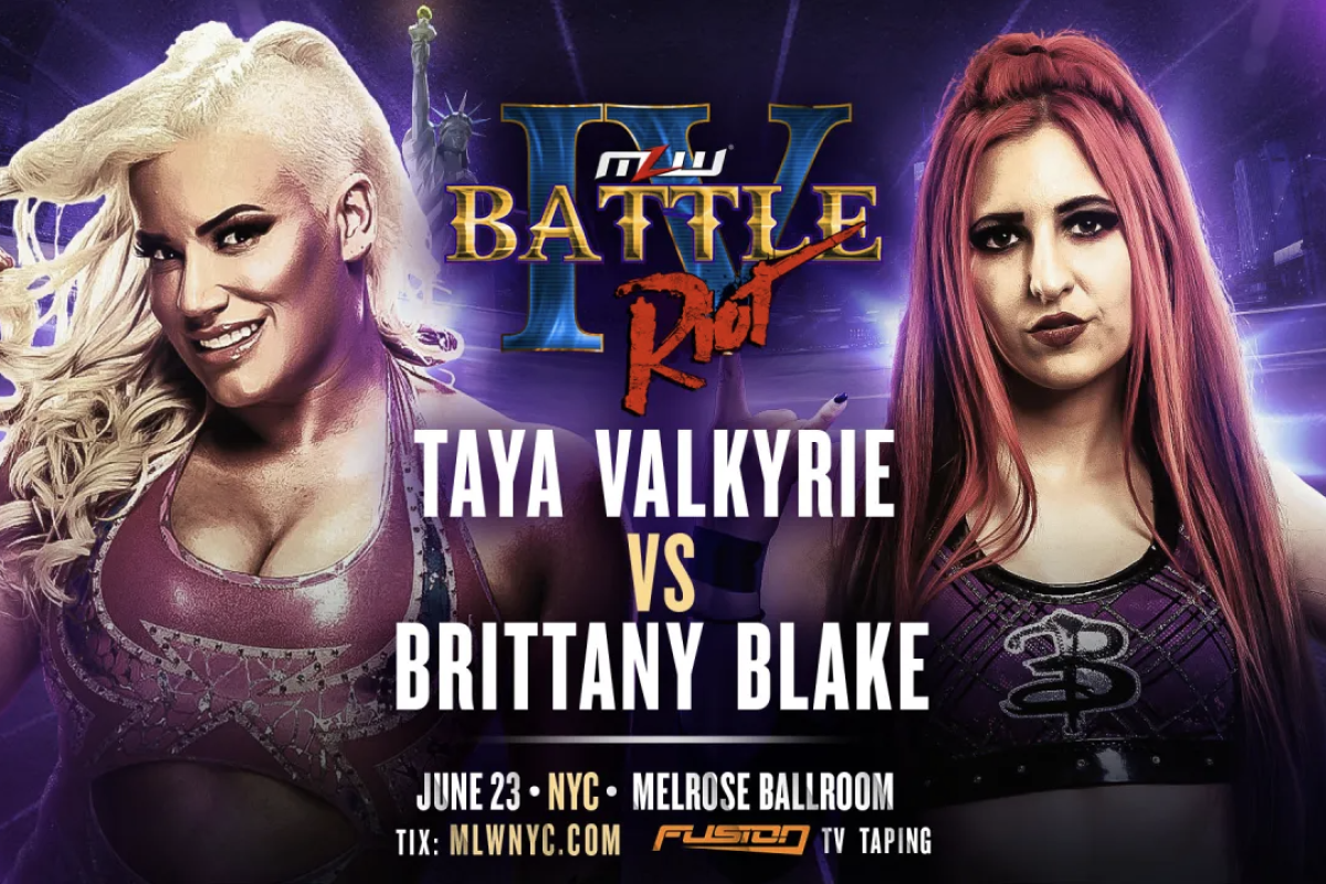 Taya Valkyrie Bout Added To Mlw Battle Riot Iv Fightful News 