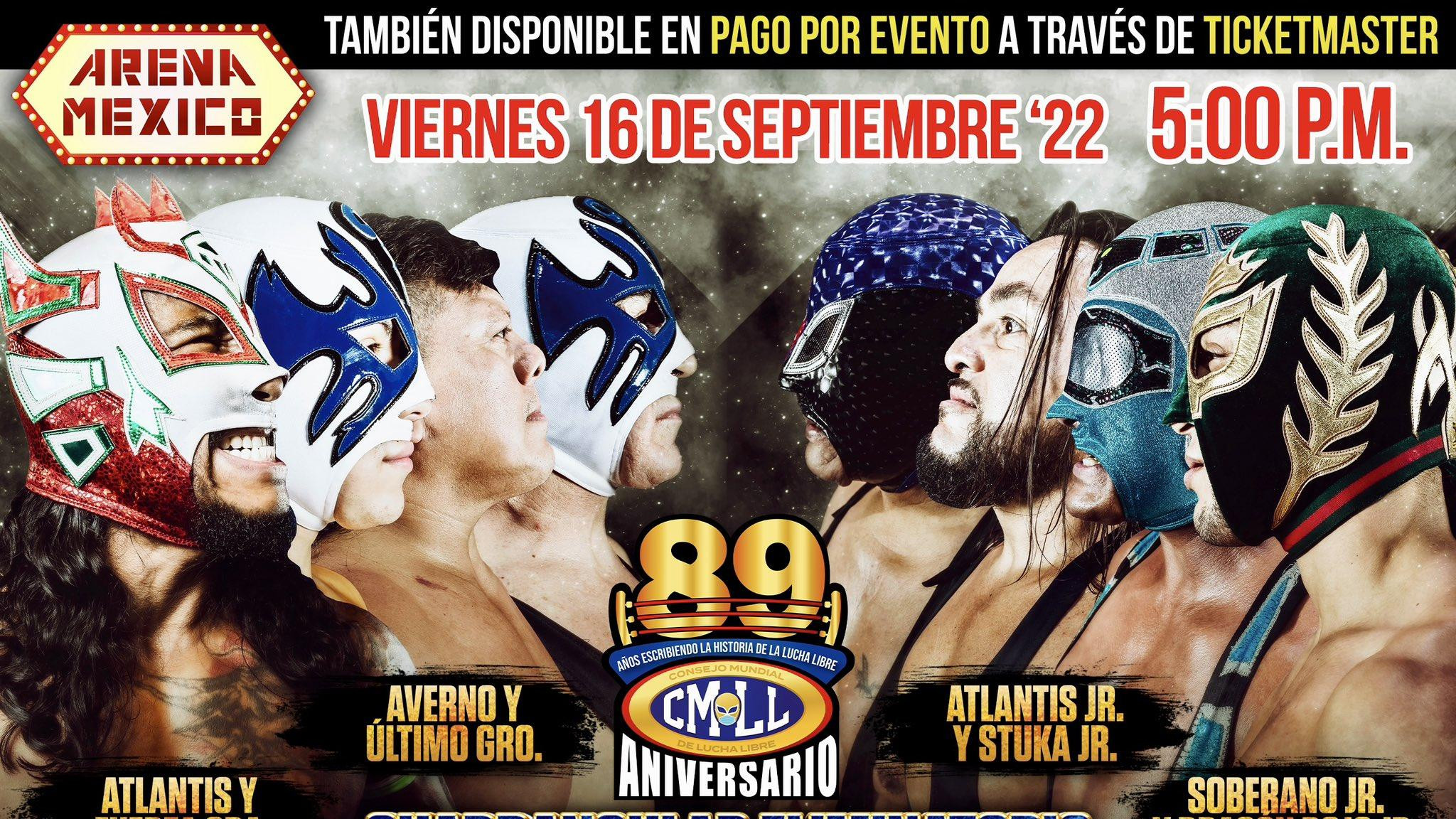 CMLL — 90 Aniversario. O evento mais importante da Lucha Libre…, by westim