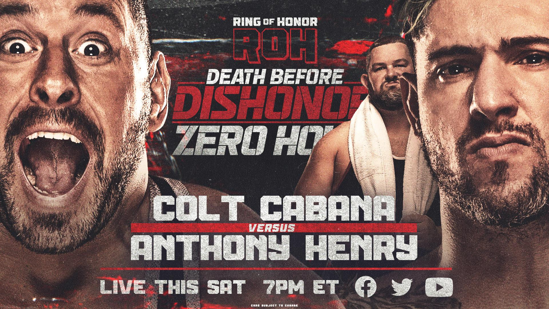 Colt Cabana Reflects On ROH Death Before Dishonor Match Against Anthony ...