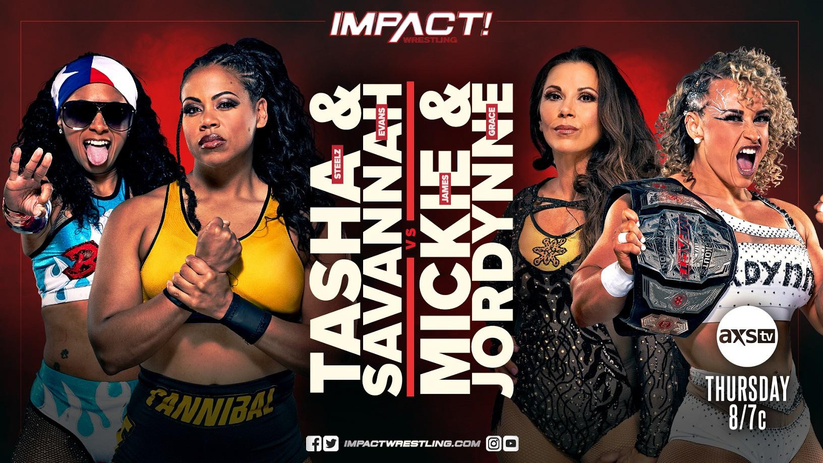 Impact Wrestling 12222022 Results Jordynne Grace And Mickie James Team Up Mike Bailey In 