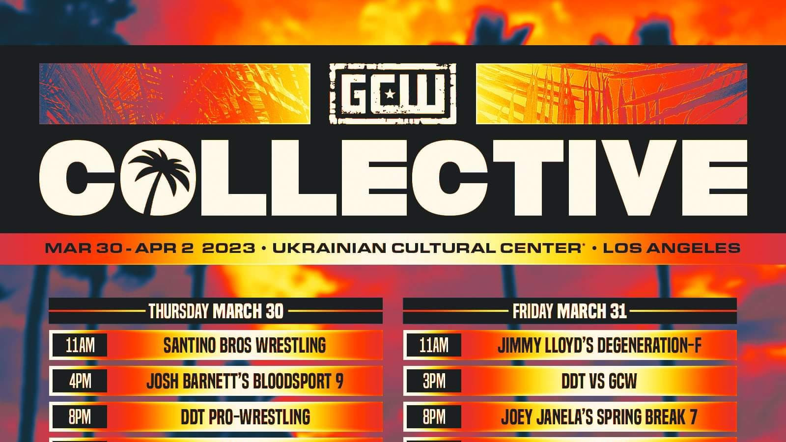 GCW Announces Schedule For The Collective 2023 Fightful News
