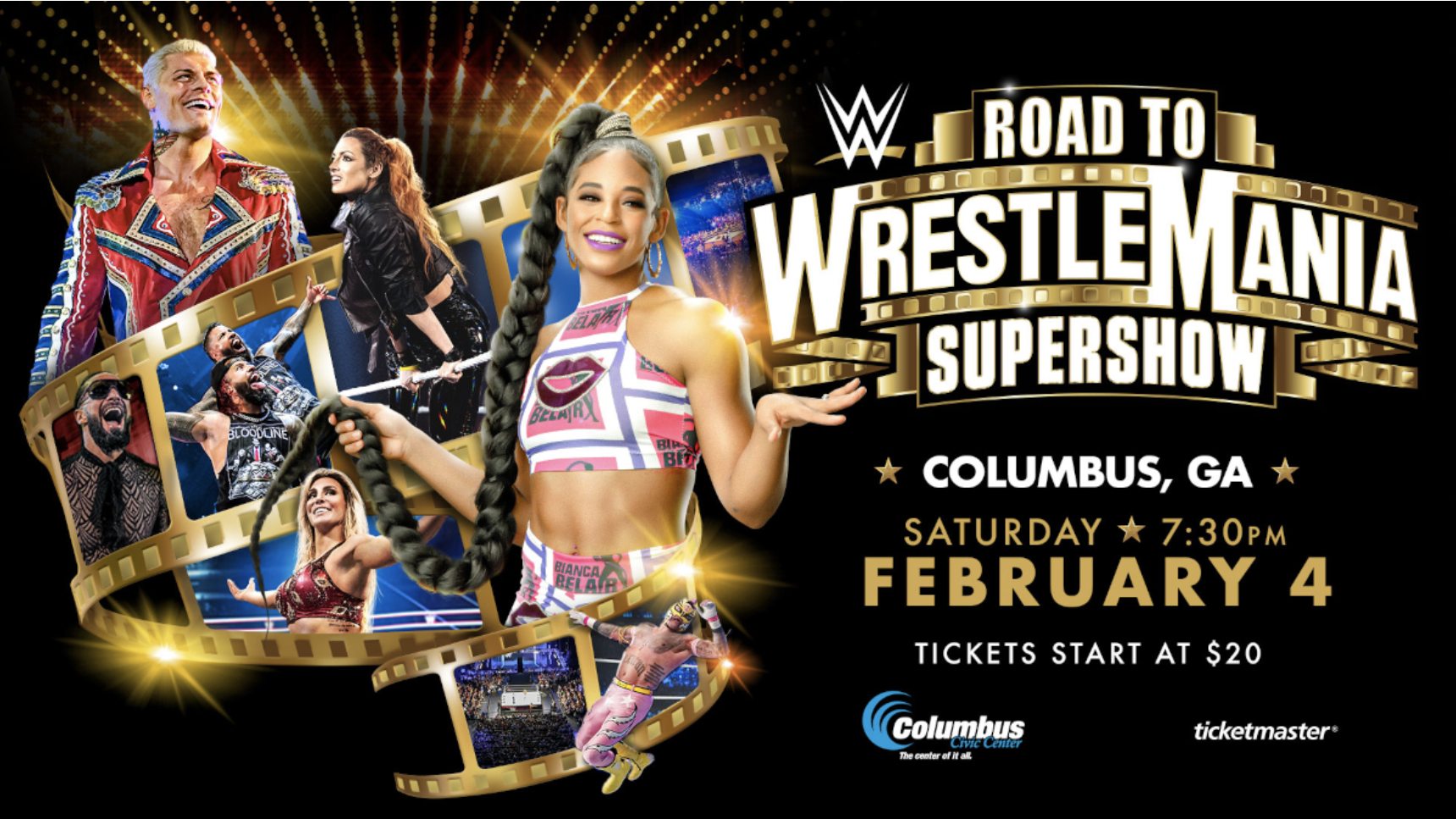 WWE Road To WrestleMania SuperShow Results (2/4) Cody Rhodes Faces