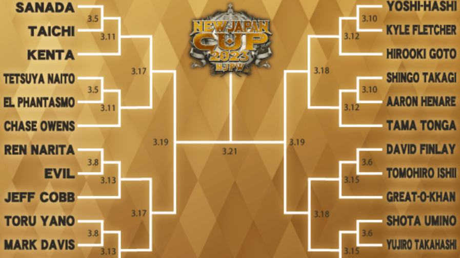 Lineup And Bracket Announced For NJPW New Japan Cup 2023 Fightful News