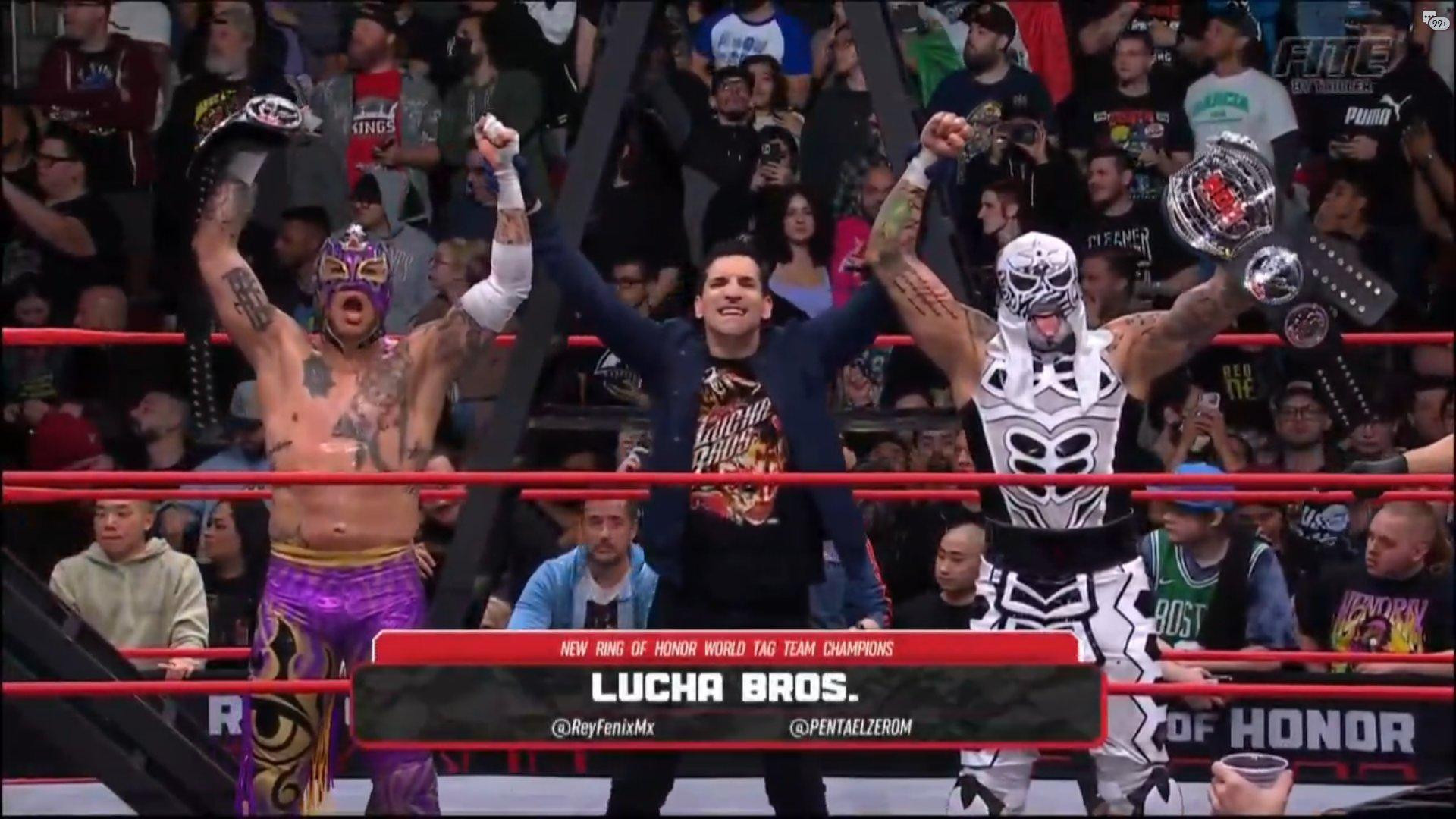 AEW Tag Team Tease Feud With The Lucha Bros In ROH - WrestleTalk