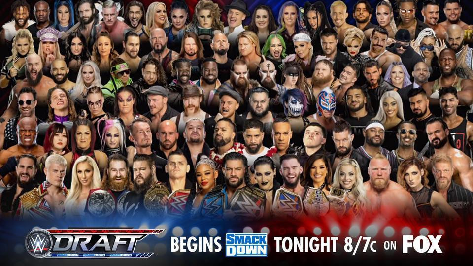 Updated WWE Raw & WWE SmackDown Rosters Following 2025 WWE Draft