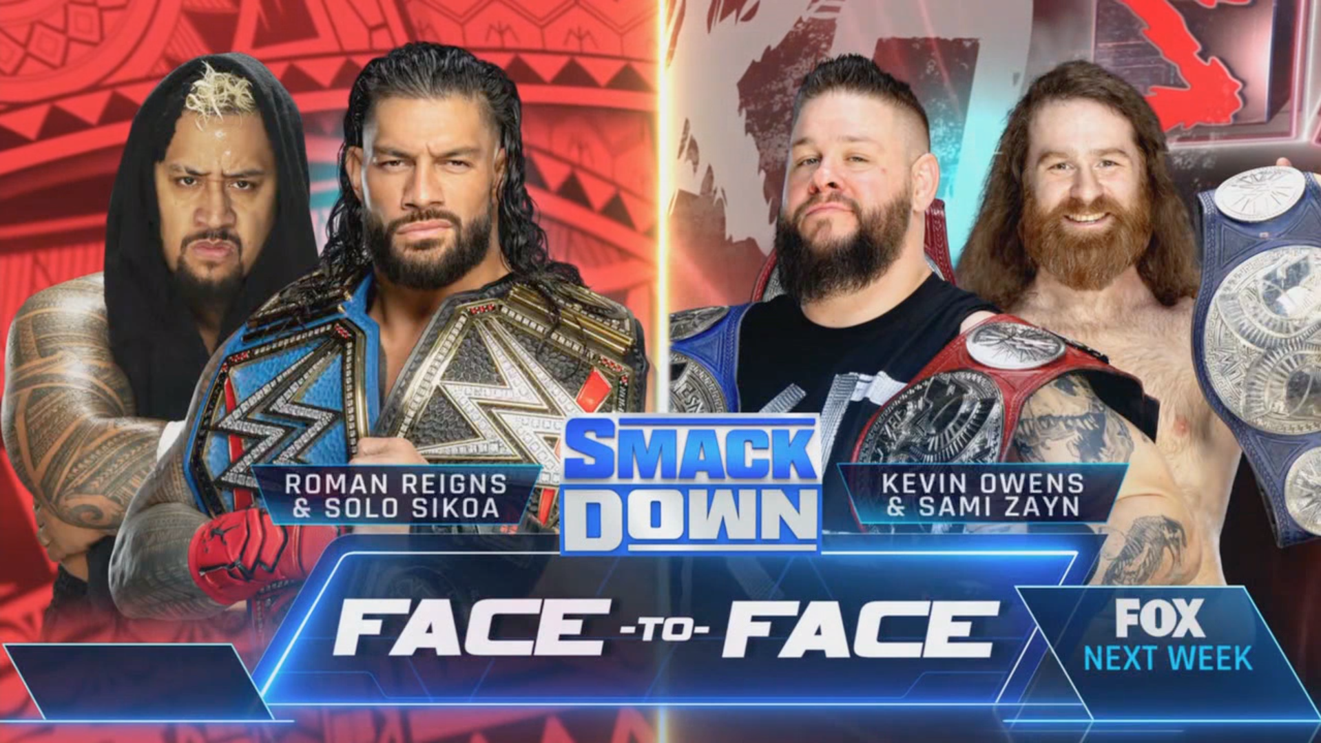 WWE Undisputed Tag Title Face To Face Bloodline vs. LWO More