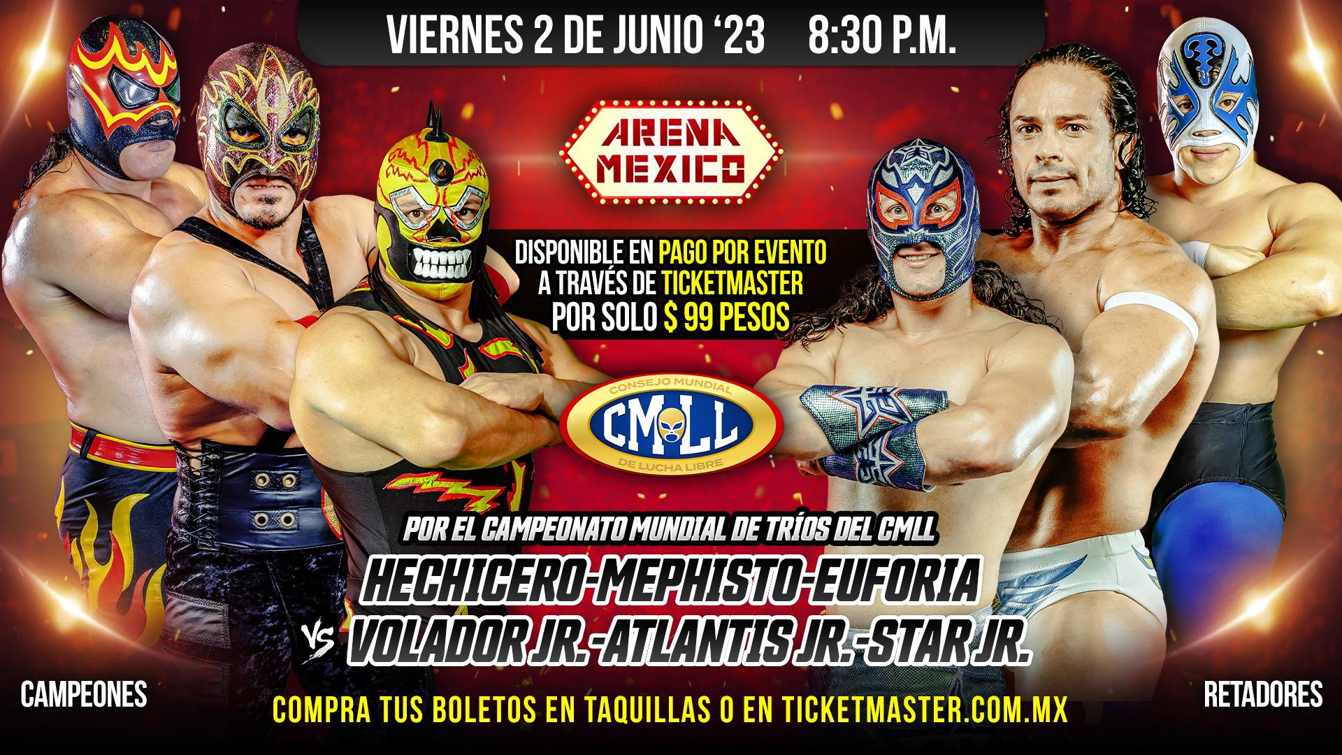 CMLL Viernes Espectacular (6/2/2023) Results: Two Title Matches ...