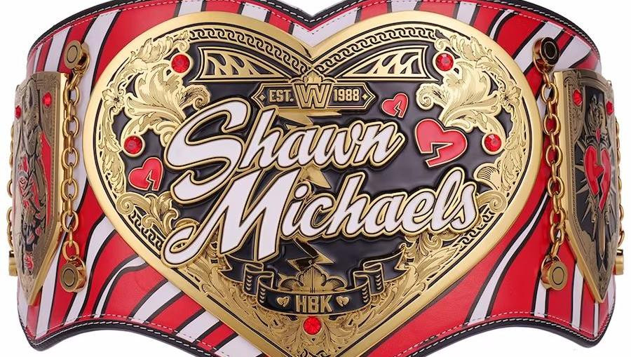 Shawn Michaels Legacy Championship Title Belt