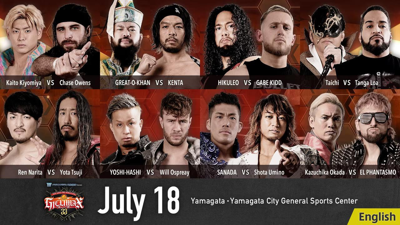 NJPW G1 Climax 33 night five live results: SANADA vs. Tsuji - WON/F4W - WWE  news, Pro Wrestling News, WWE Results, AEW News, AEW results