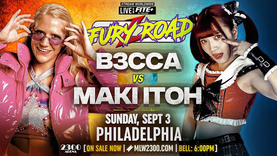 Maki Itoh vs. B3CCA Announced For MLW Fury Road Fightful News
