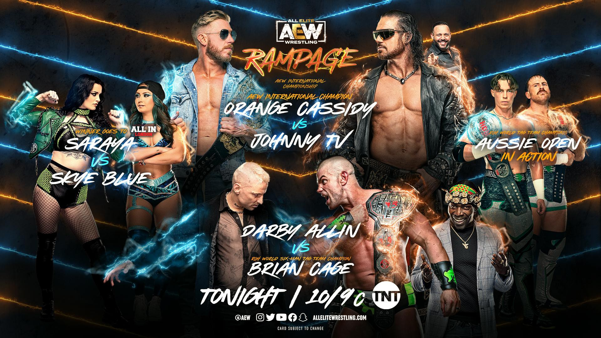 AEW Rampage 8 11 2023 Results Darby Allin vs Brian Cage