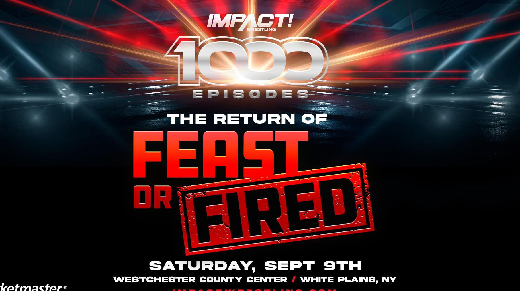 The Return Of Feast Or Fired Match Announced For IMPACT 1000 Fightful