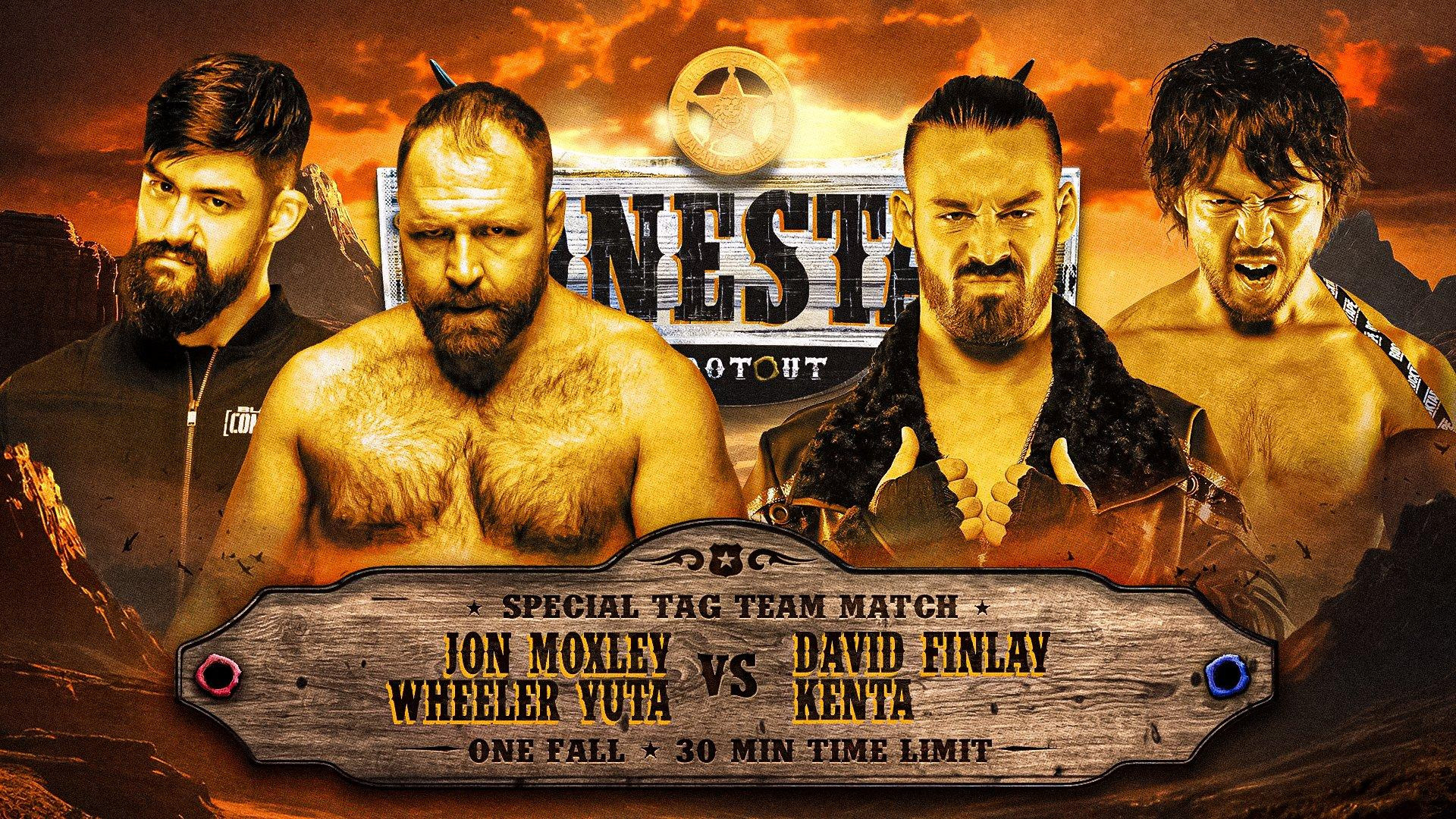 Jon Moxley And Wheeler Yuta vs. David Finlay And KENTA, More Added To