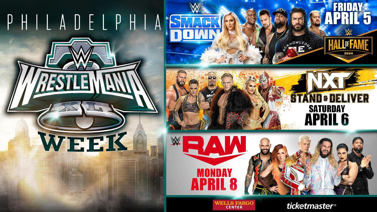 WWE Announces WrestleMania Week Schedule; NXT Stand & Deliver Set For