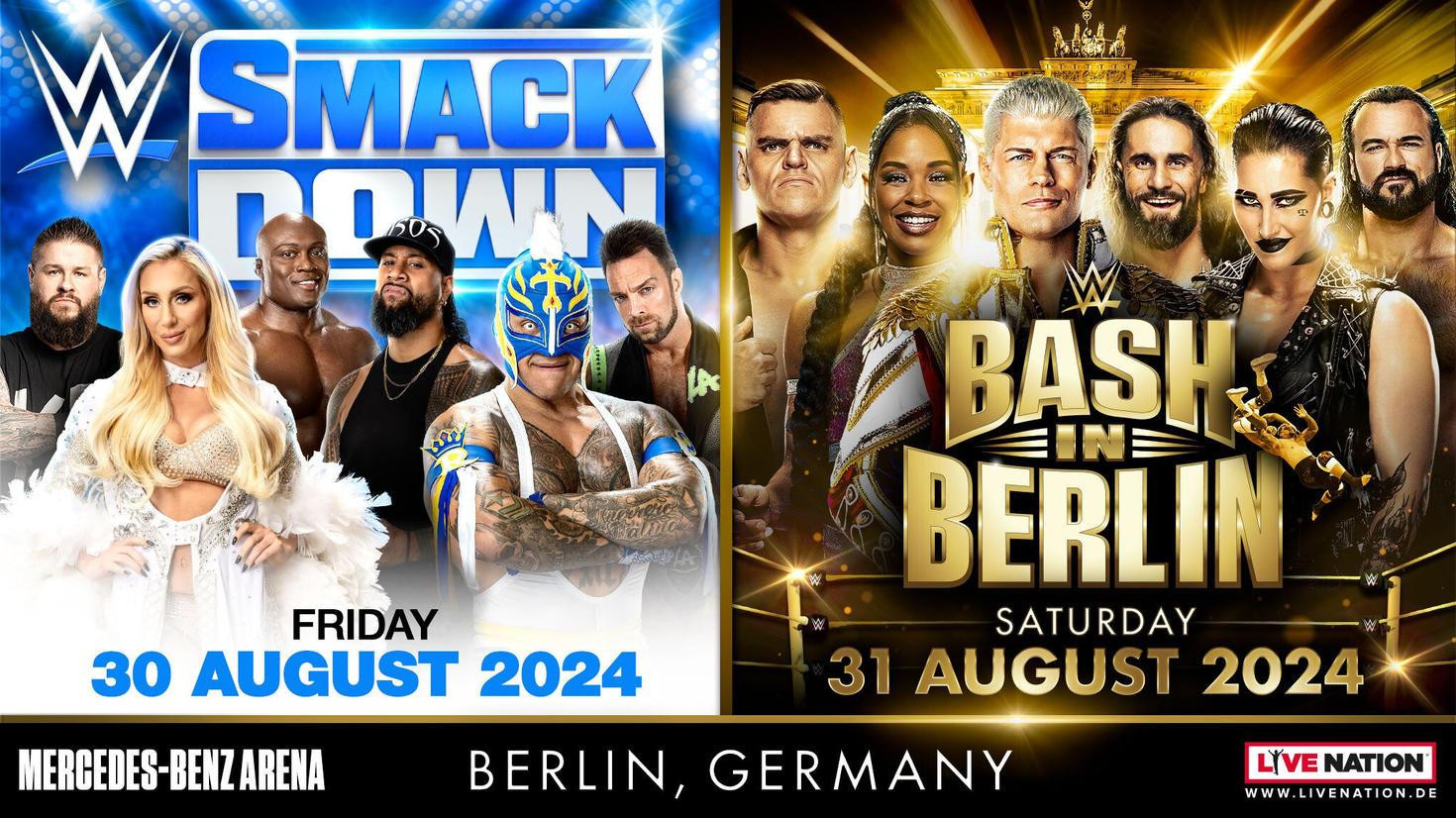 WWE SmackDown On August 30, 2024 To Take Place In Berlin Fightful News