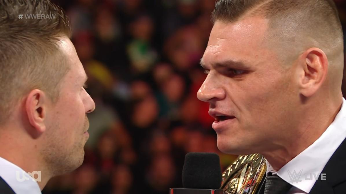 Gunther Says The Miz Does Not Belong In This Sport On 11 20 Wwe Raw Fightful News