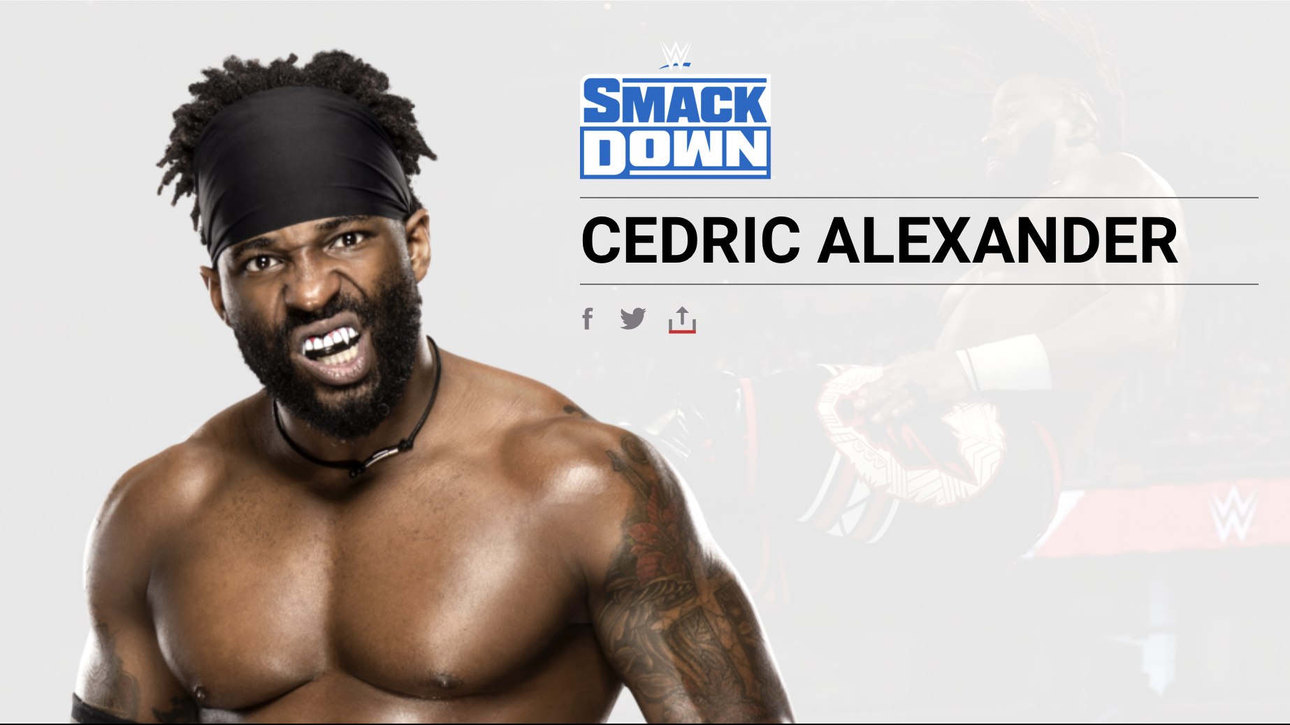 Cedric alexander elite top