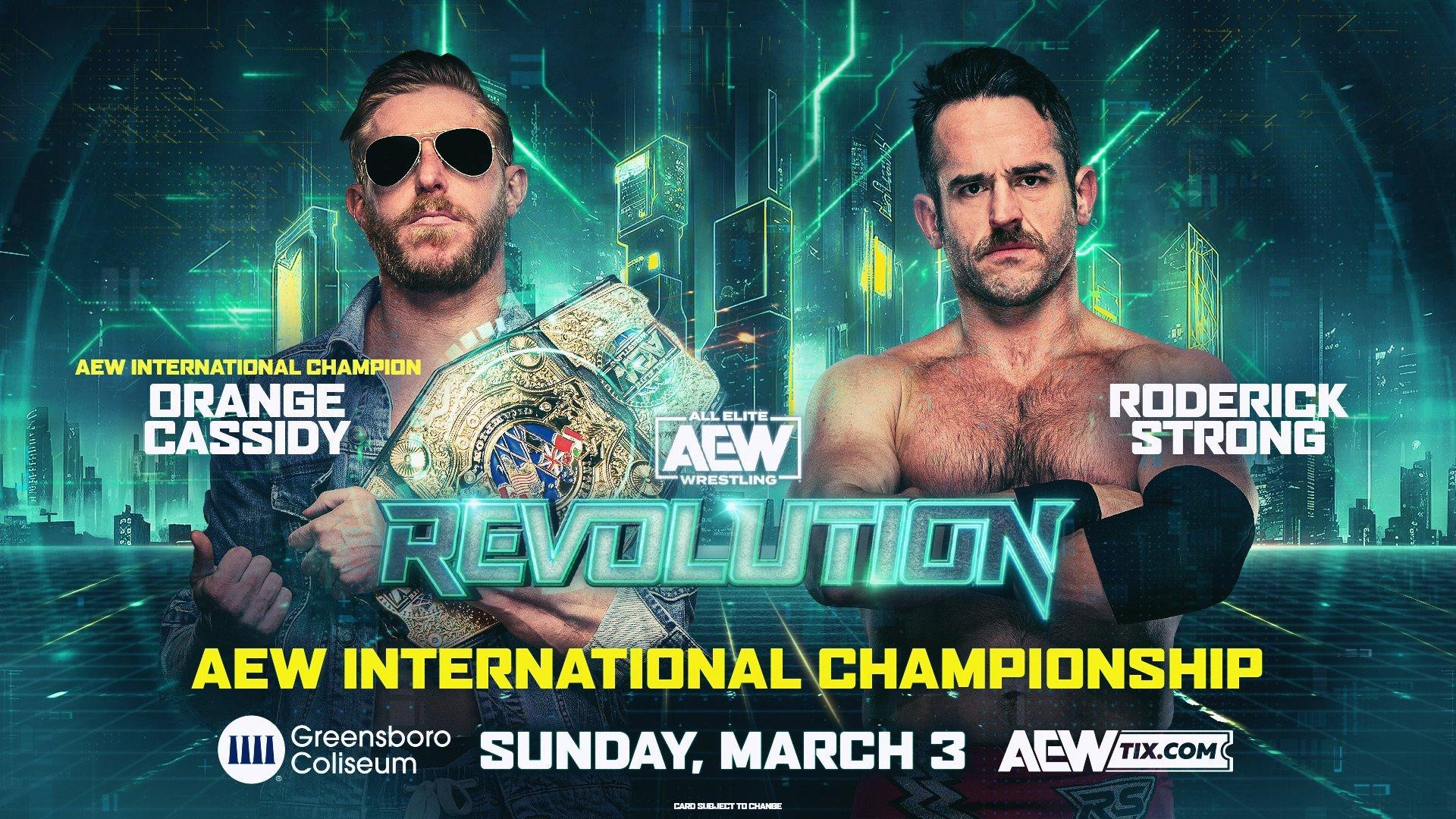 AEW Revolution 2024 Betting Odds Courtesy Of Roderick Strong