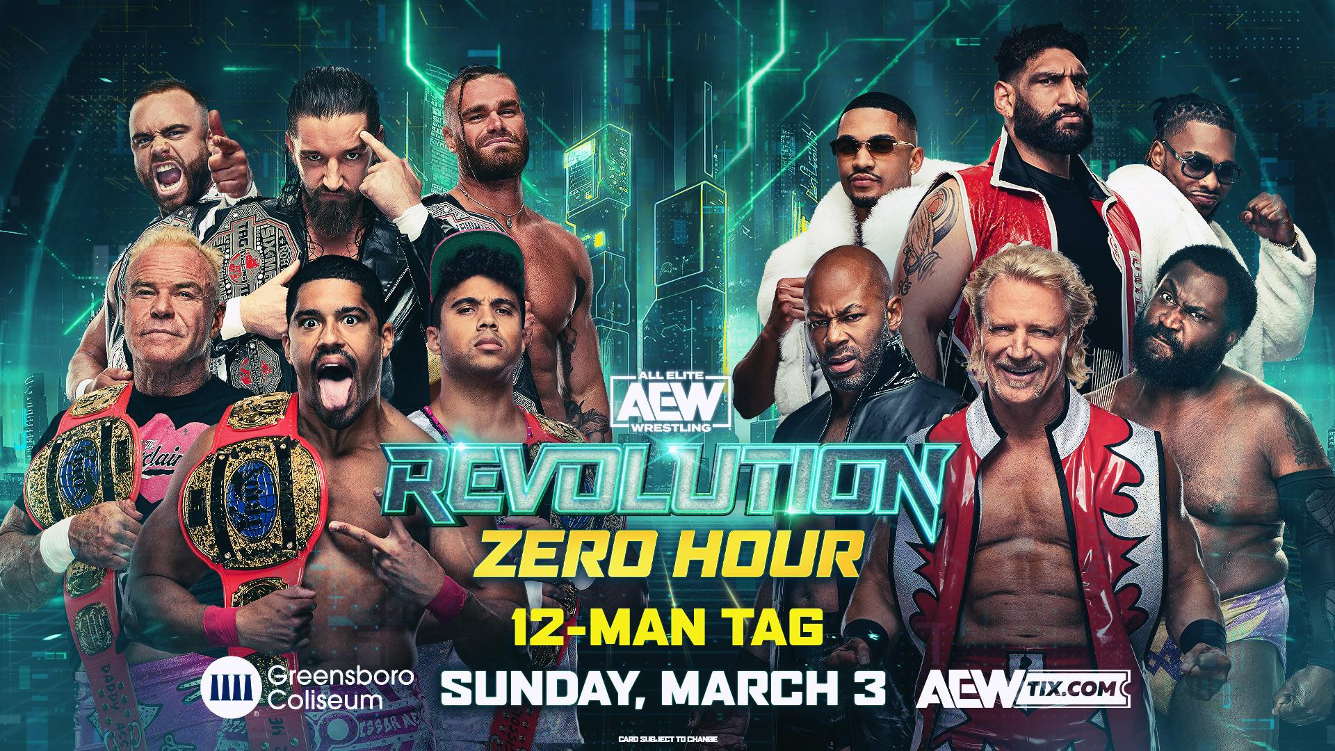 Bang Bang Scissor Gang In Action On AEW Revolution Zero Hour | Fightful News