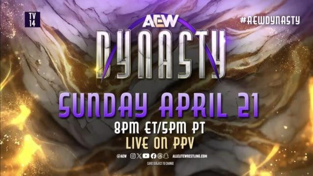 AEW Dynasty 2024 Matches, Live Stream, Tickets, Betting Odds, Results