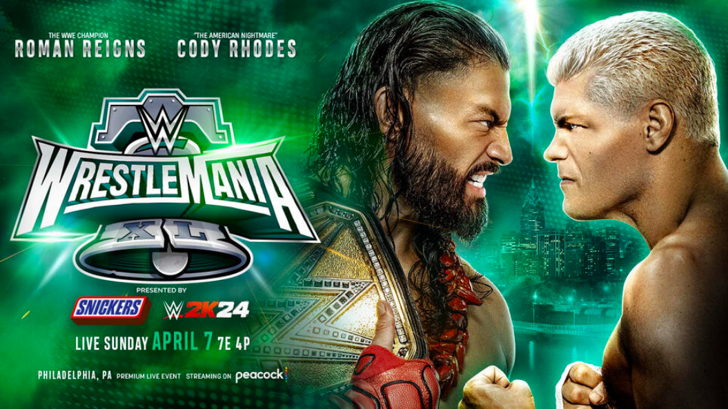 WWE WrestleMania XL Night Two (4/7/2024) Results Roman Reigns vs Cody