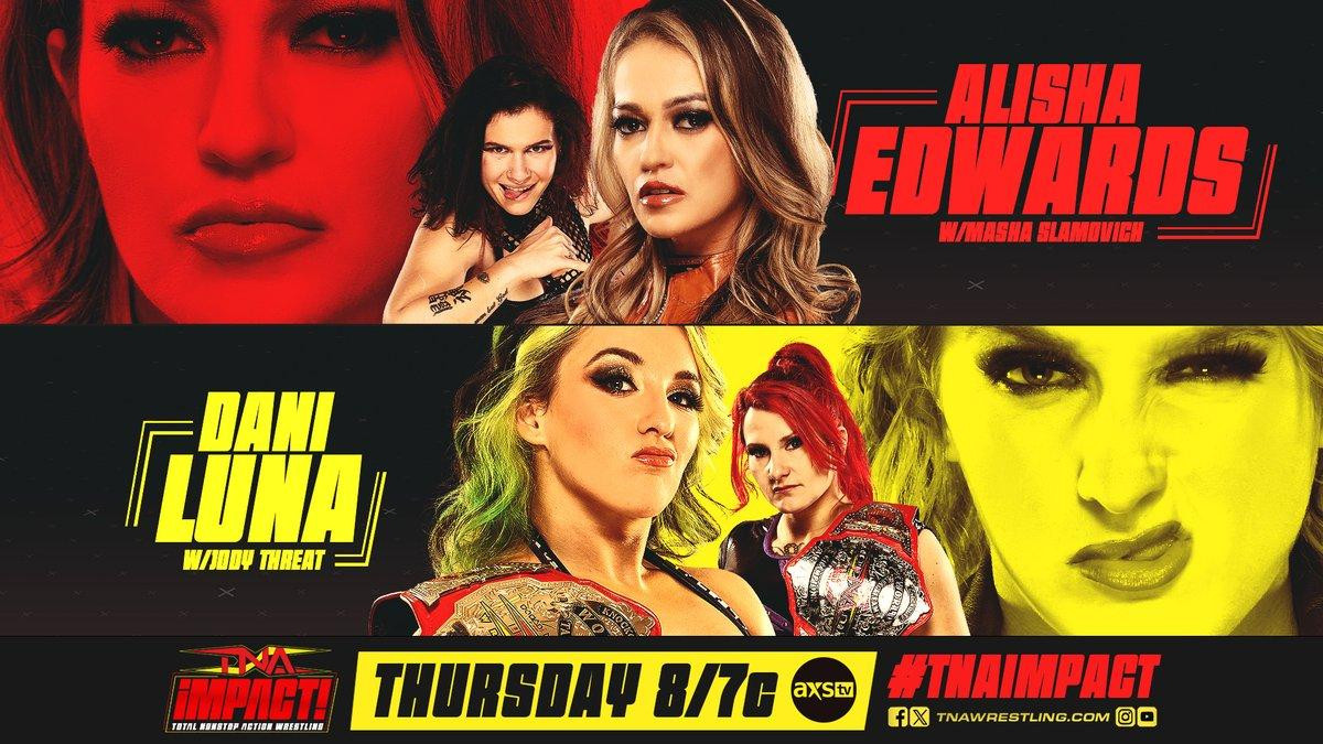 Dani Luna Vs Alisha Edwards Set For 5 2 Tna Impact Fightful News