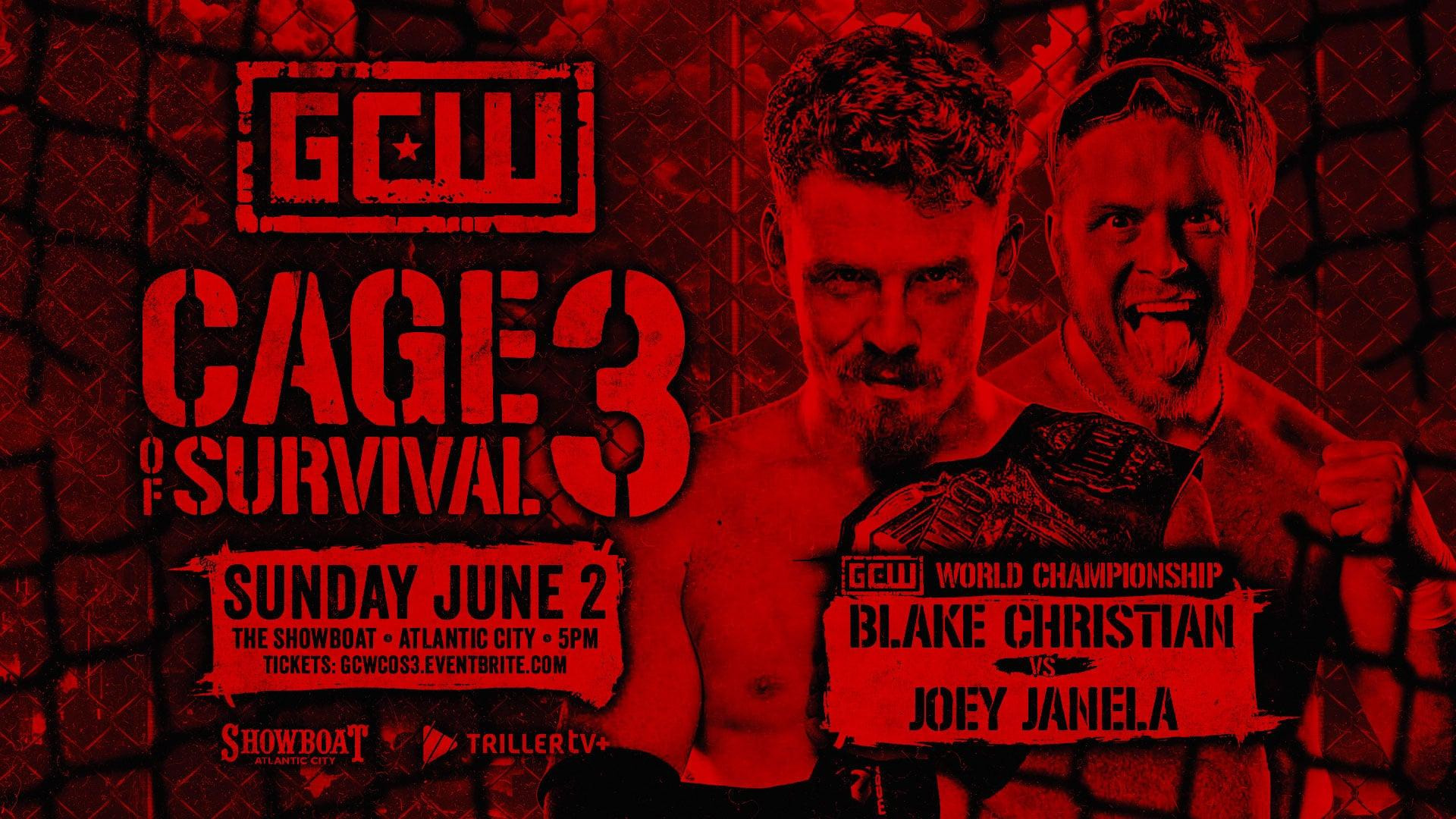 Joey Janela To Receive Final GCW World Title Shot At Cage Of Survival 3 ...