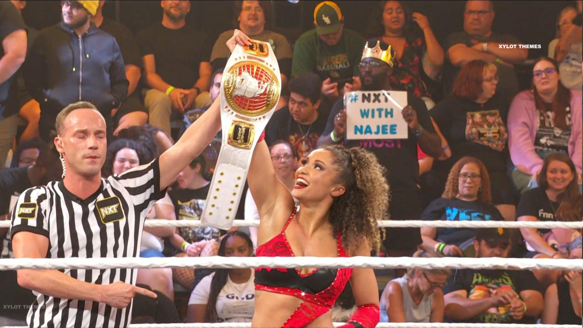 Kelani Jordan Successfully Defends Nxt Women S North American Title For The First Time Beats