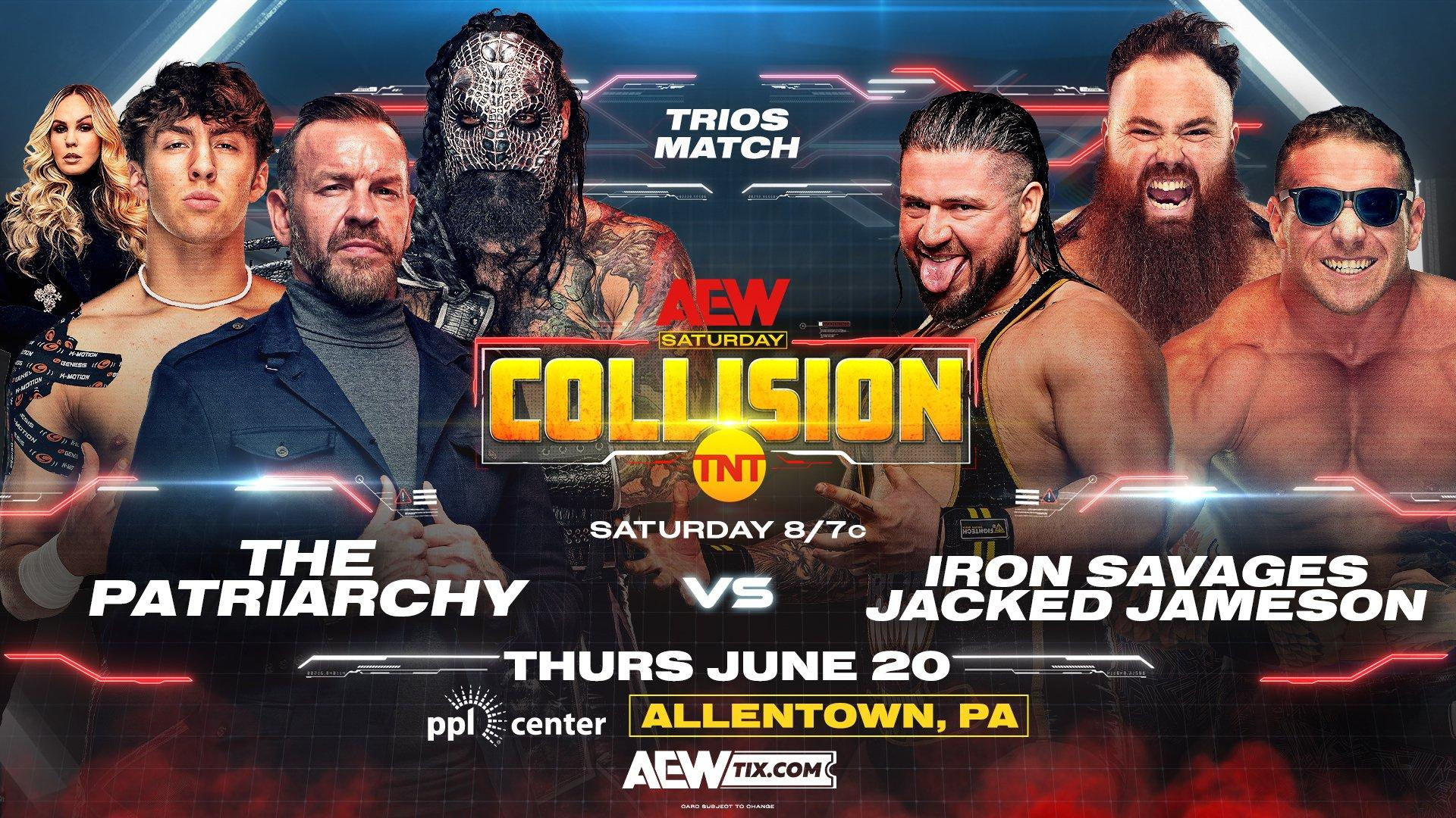 The Patriarchy To Compete In Trios Bout On 6/22 AEW Collision ...