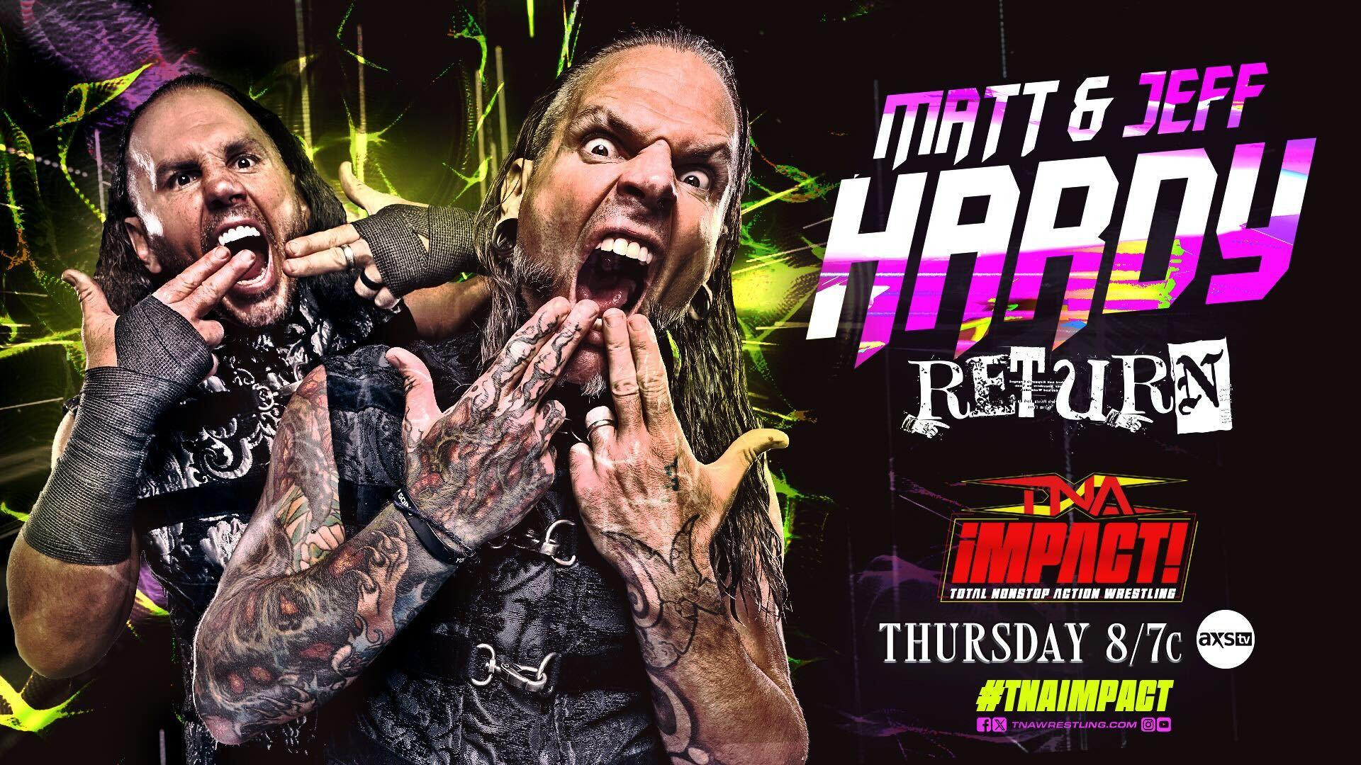 Matt Hardy And Jeff Hardy Challenge For TNA Tag Titles, NXT's No ...