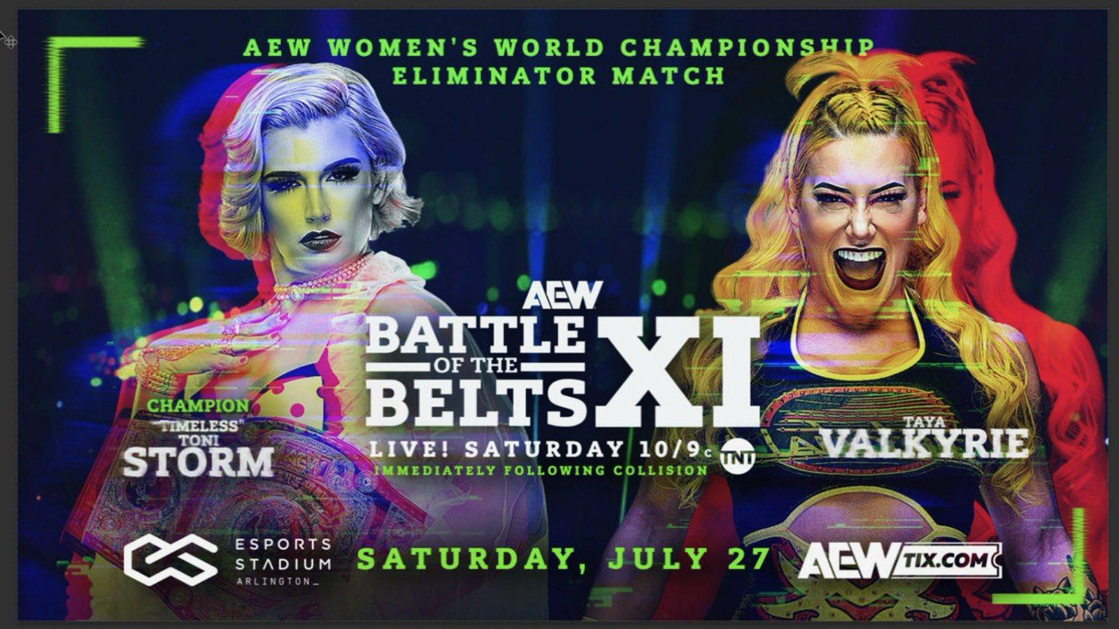 AEW Battle Of The Belts XI Preview, Start Time, How To Watch (7/27