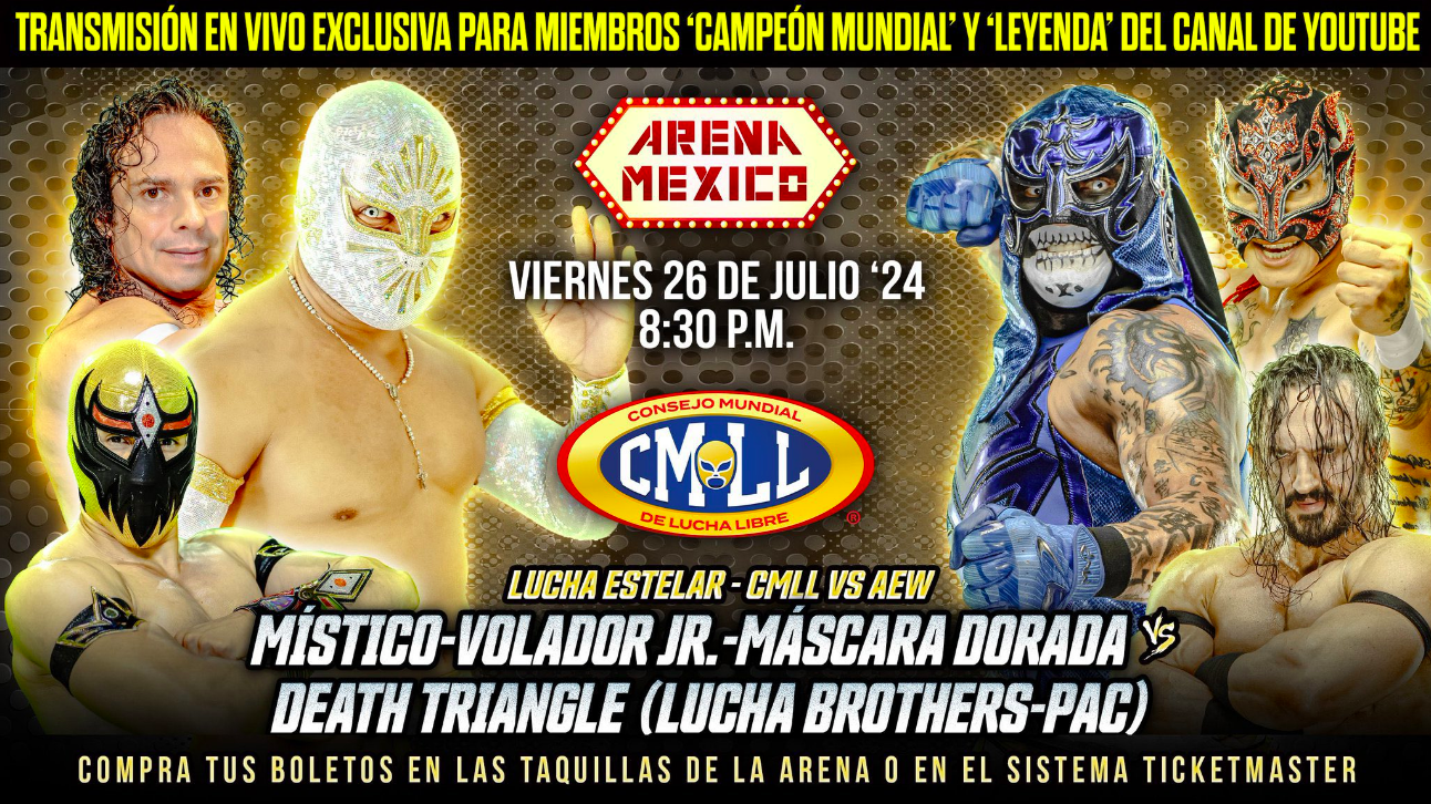 CMLL Tuesday Night Live Show at Arena Mexico Quick Results