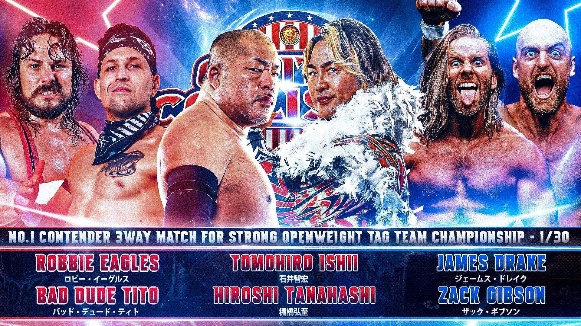 NJPW Strong Openweight Tag Title Number One Contenders Battle Set for NJPW Capital Collision