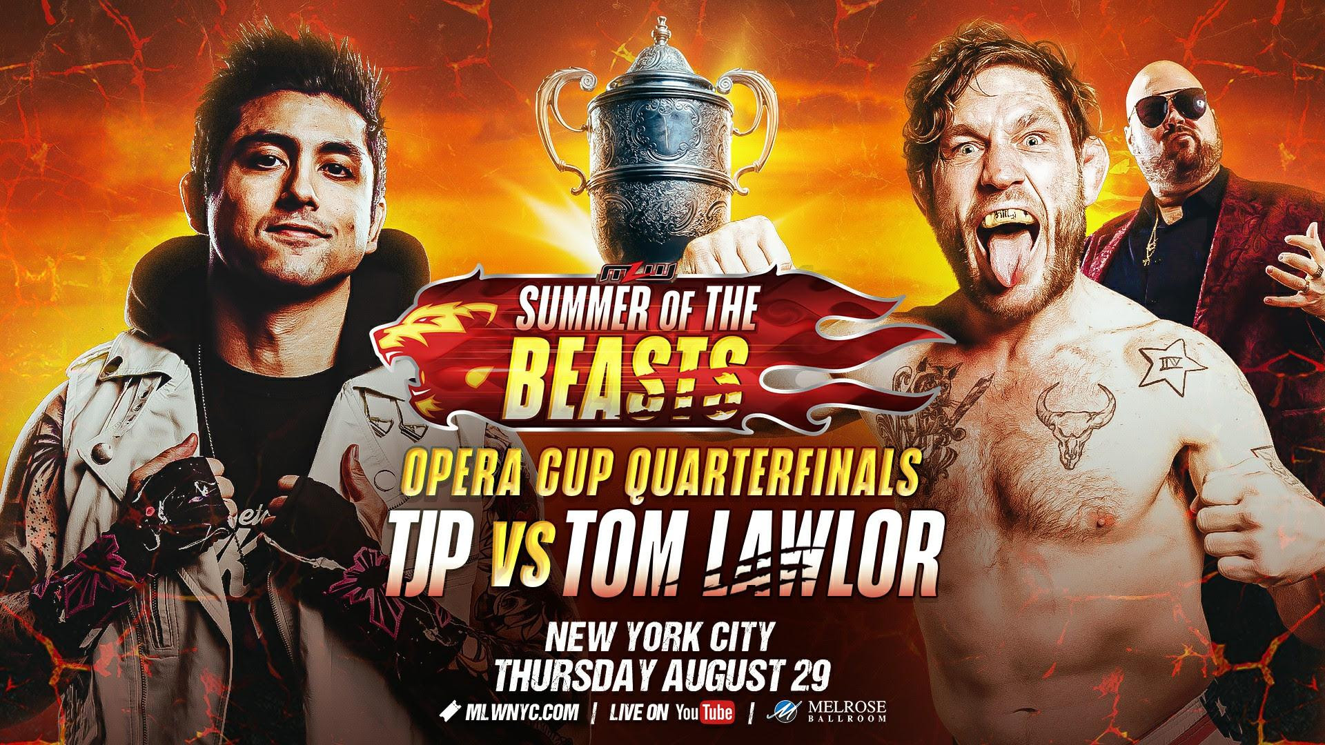 TJP replaces Davey Boy Smith Jr. in the MLW Opera Cup due to injury