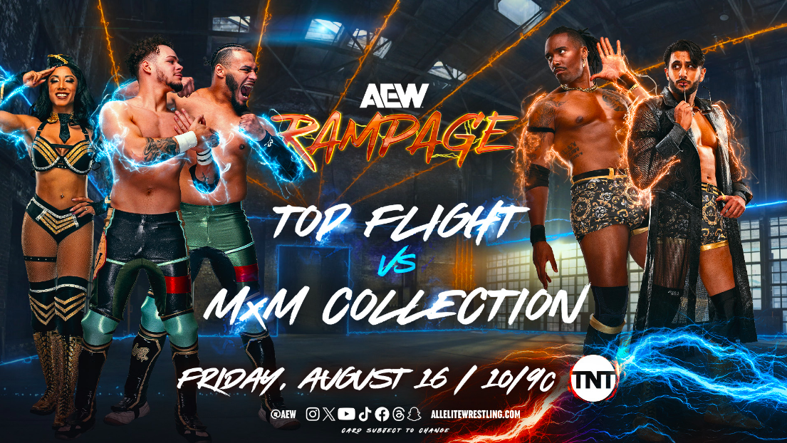 AEW Rampage (8/16/2024) Results MxM Collection vs. Top Flight, Nick