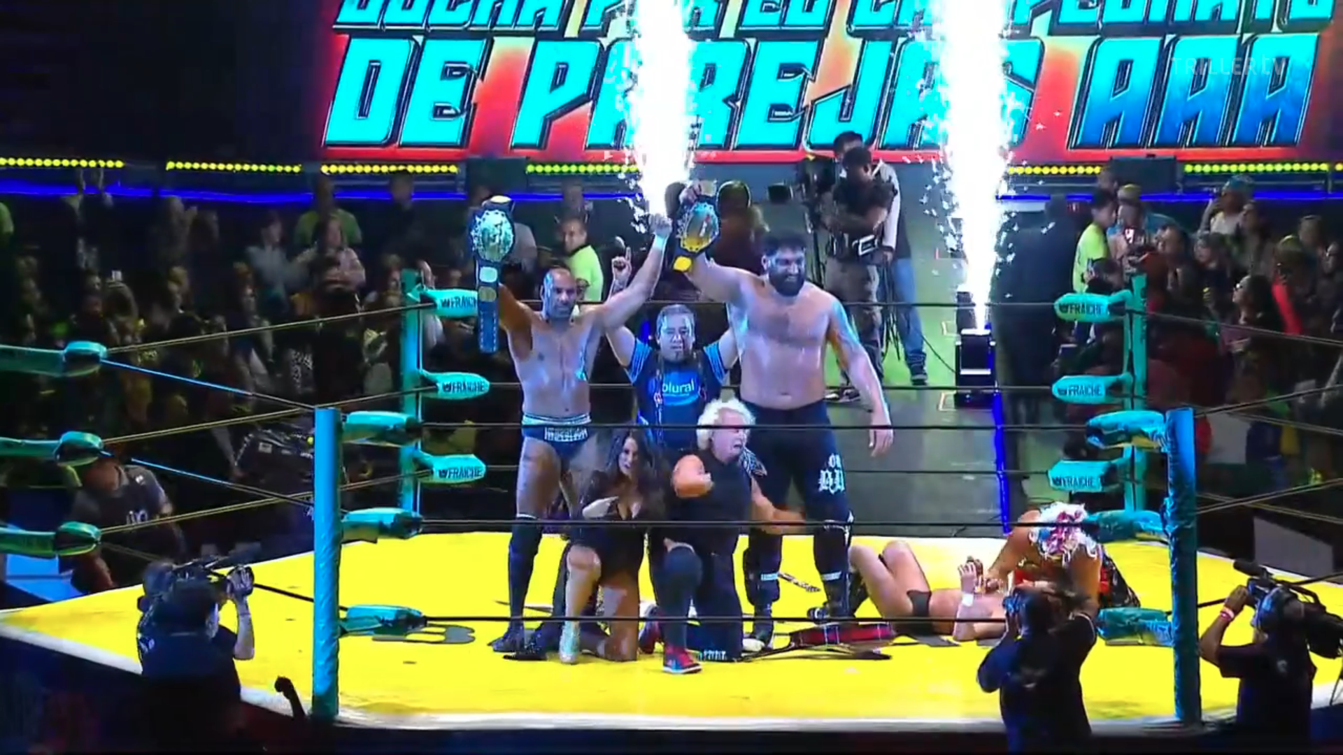 Raj Dhesi And Satnam Singh Win AAA Tag Team Titles At AAA TripleMania