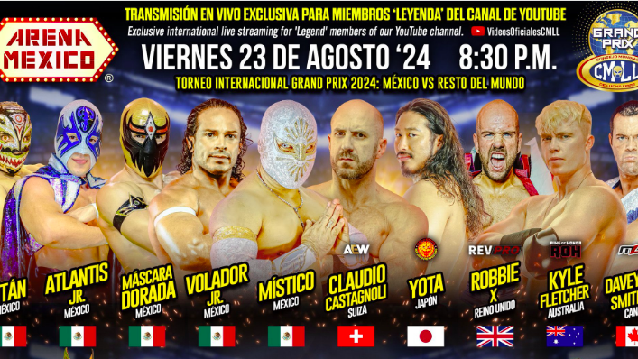 CMLL Viernes Espectacular (8/23/2024) Results: Men’s International Grand Prix Headlines | Fightful News