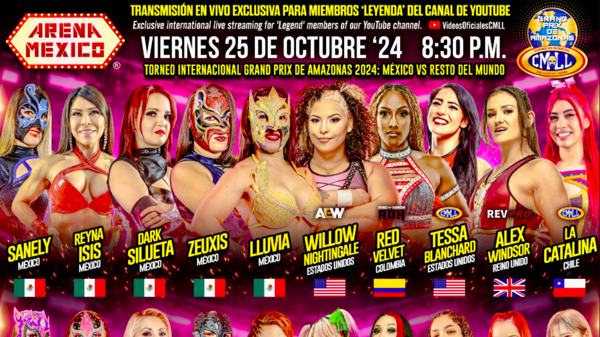 CMLL Grand Prix De Amazonas (10/24/2024) Results Team Mexico vs. Team