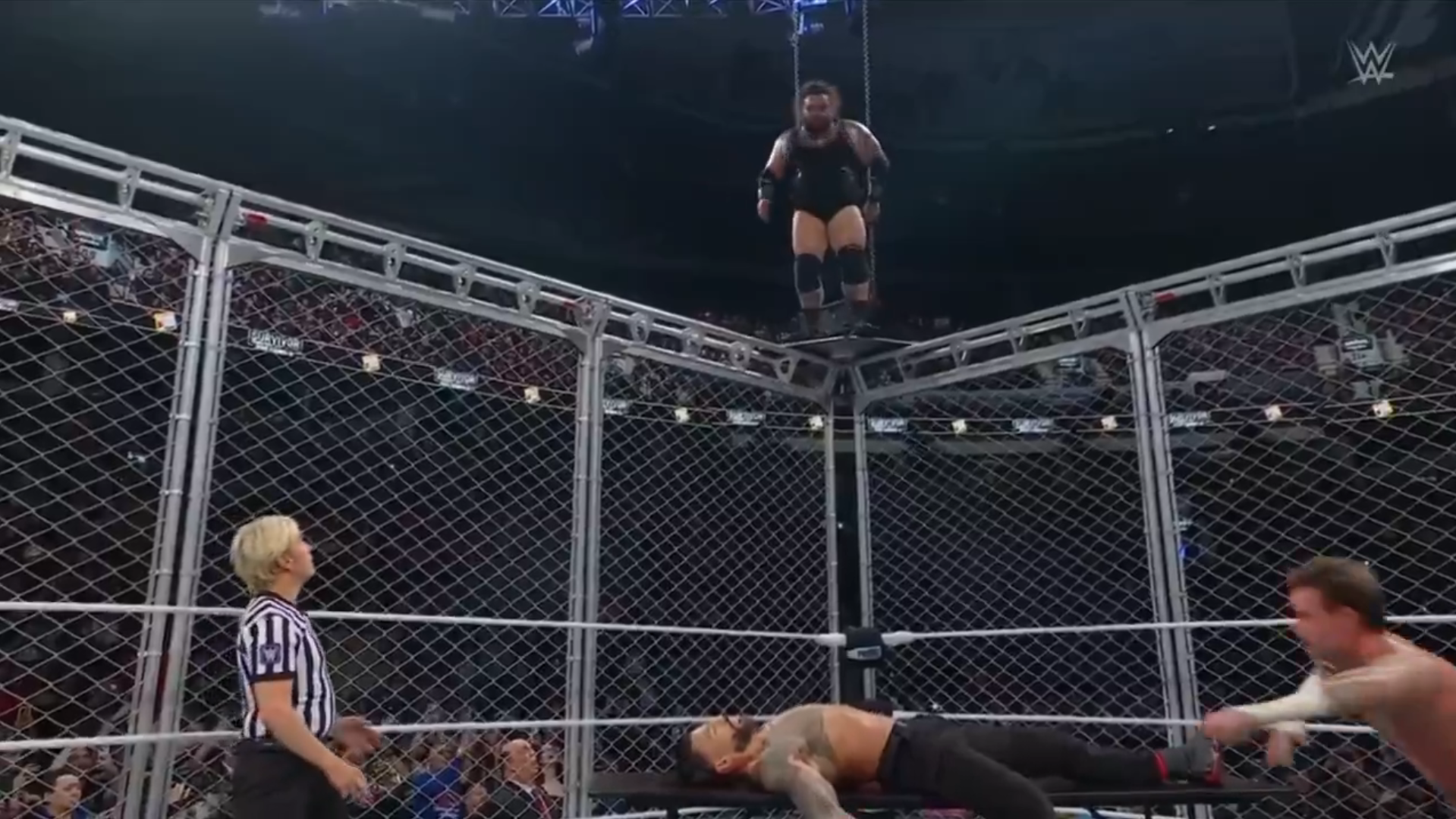 WWE Survivor Series 2024 WarGames Match Bloodline And CM Punk vs