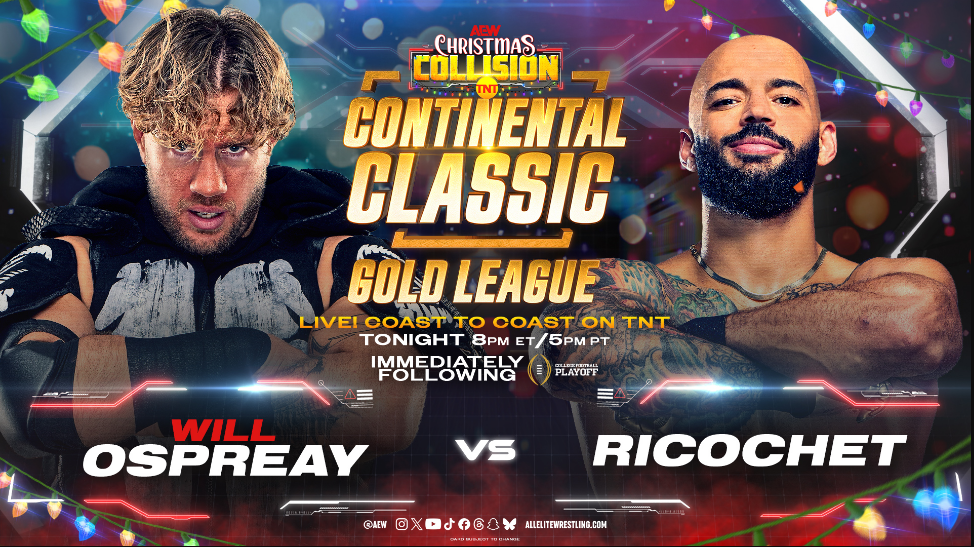 AEW Christmas Collision (12/21/2024) Results Will Ospreay vs. Ricochet