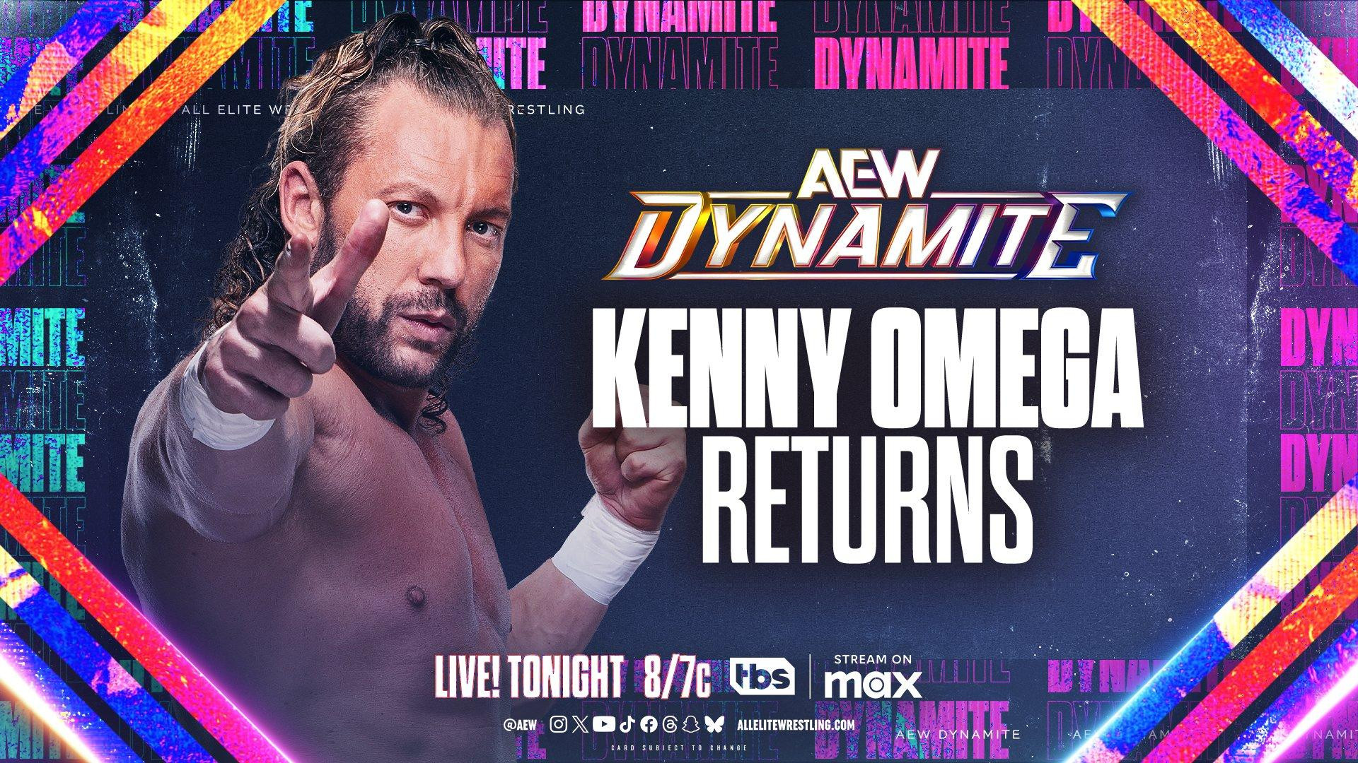 AEW Dynamite (1/8/25) Results Kenny Omega Returns, World Title Number