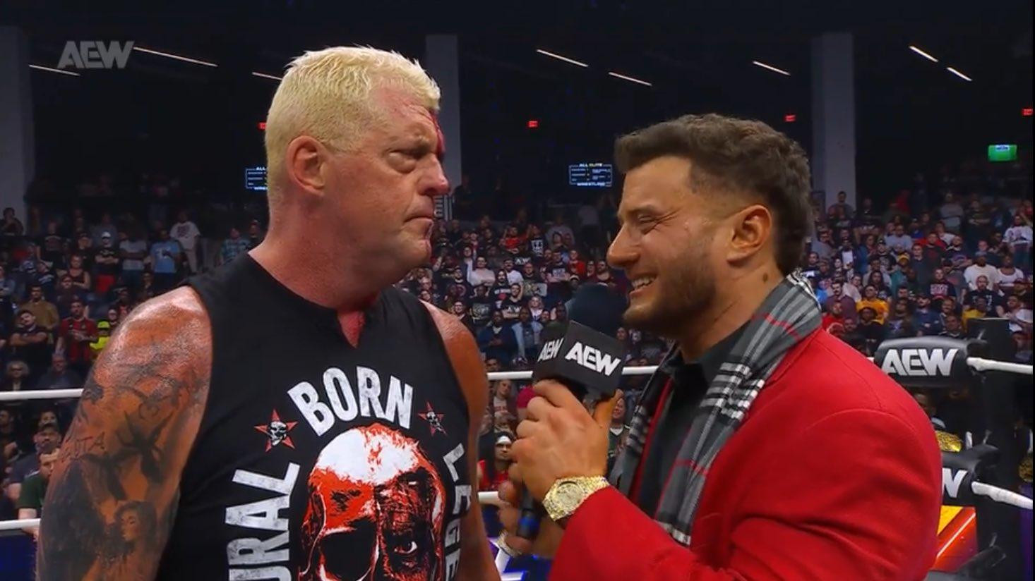 MJF References 'All Elderly Wrestling' And Dustin Rhodes' 'Little Baby Brother' Cody Rhodes On AEW Dynamite | Fightful News