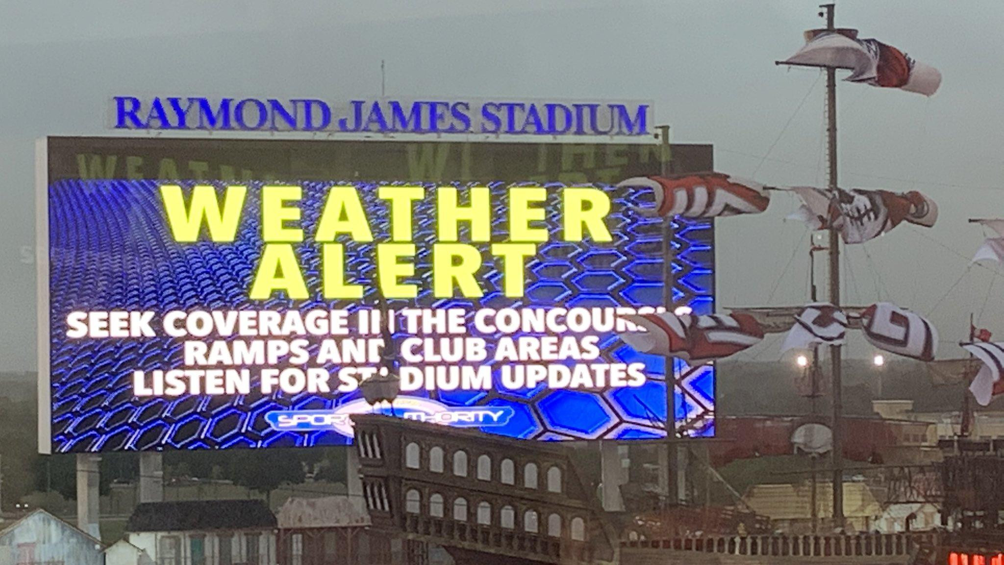 Inside Club Level of Raymond James Stadium, home of WWE